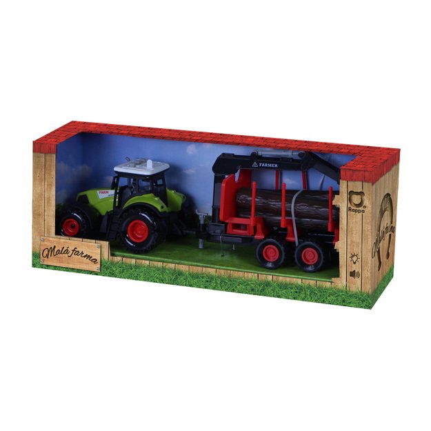 Plastic tractor with siding 3