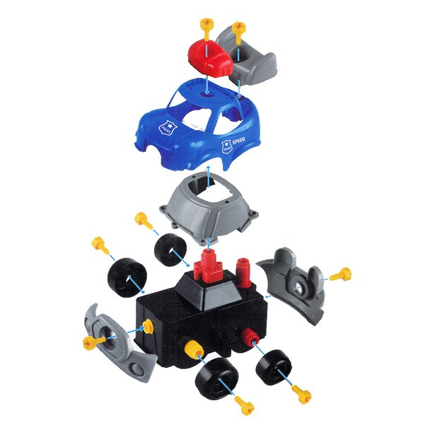 Car screw police with accessories 1