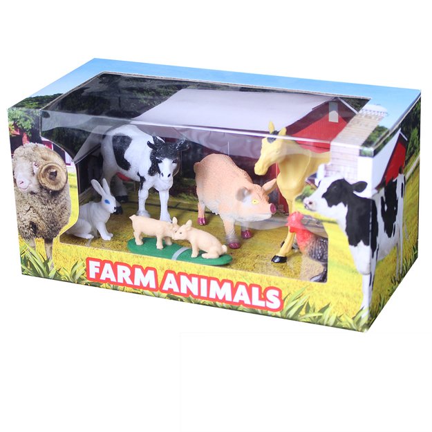 Domestic animals 6 pcs in a box 2