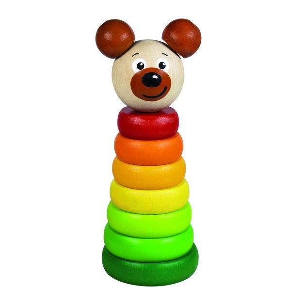 Wooden pyramid bear