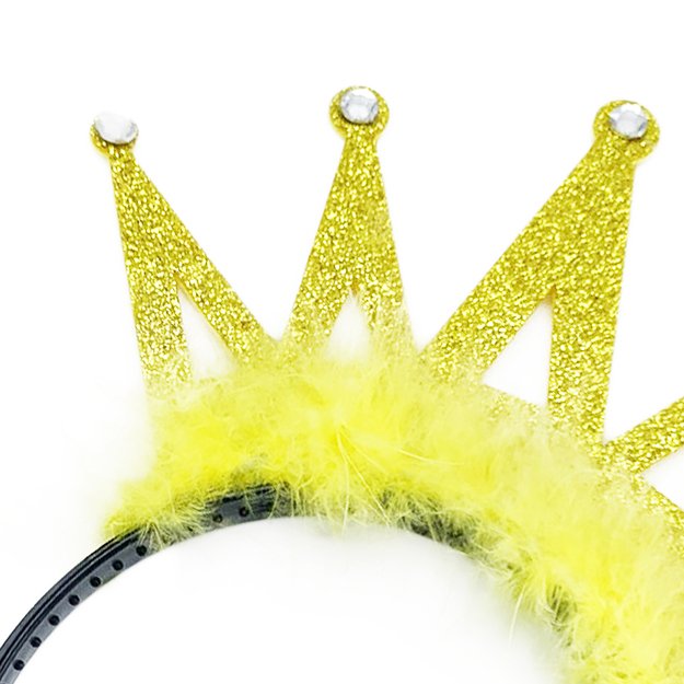 Children crown headband with feathers 3