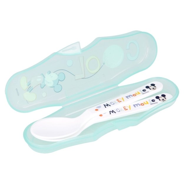 Peliukas Mikis – 2 šaukštai maitinimui + dėklas (kietas) 2