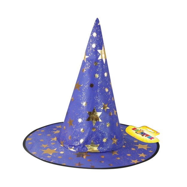 Children blue witch hat 2
