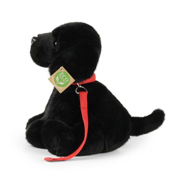 Plush black Labrador 28 cm ECO-FRIENDLY 4