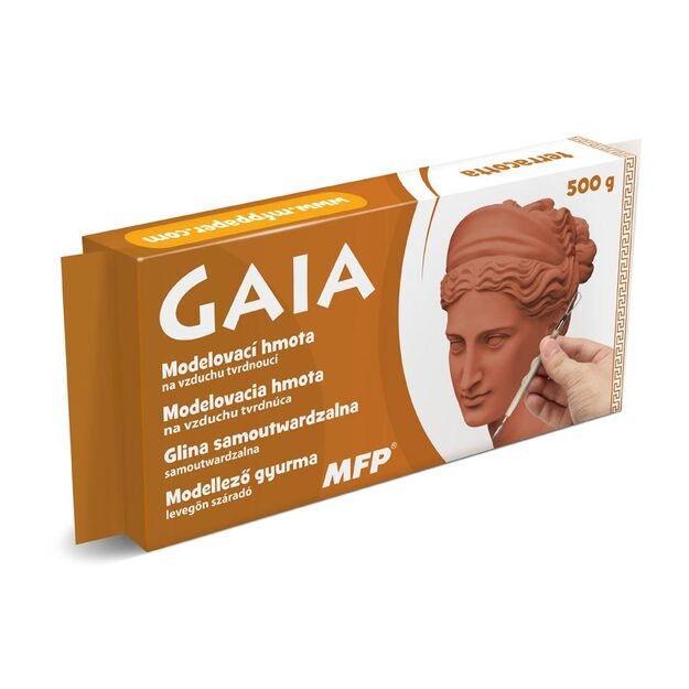 Modeliavimo medžiaga GAIA 500g terakota 1