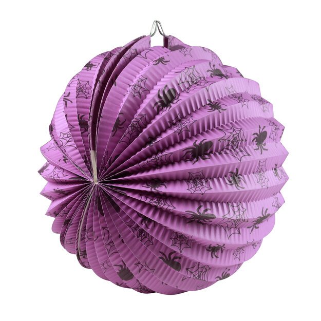 Lantern Halloween spiders 25 cm 1