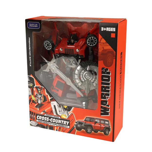 Red car transformation 4