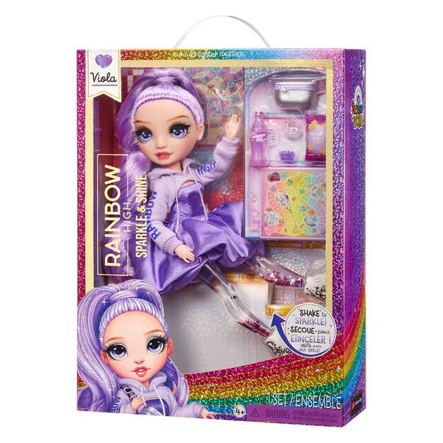 Vaivorykštės blizgančios ir spindinčios lėlės 2