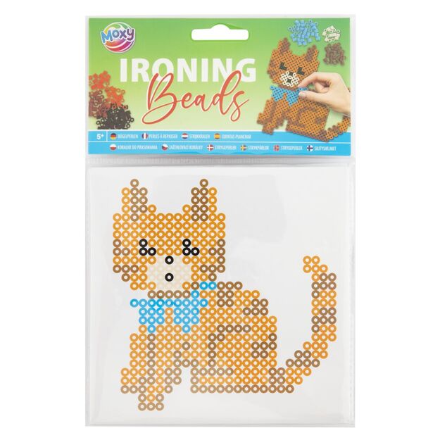 Iron-on beads 15x15 cm Cat