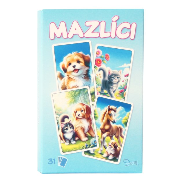 Juodojo Petro kortos, gyvūnai, augintiniai, mėlynos + 2 kortų žaidimai 1