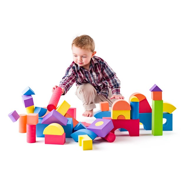 Putplasčio statybiniai blokeliai 52 vnt. 3