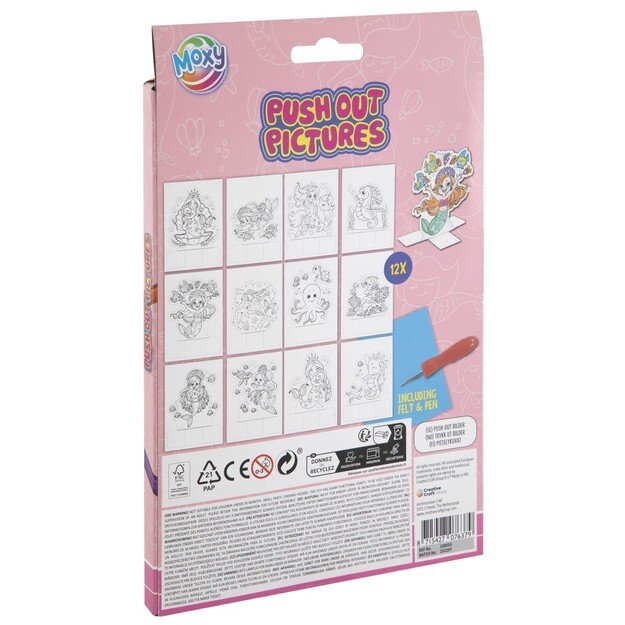 Išmušami paveikslėliai, 12 lapų 2