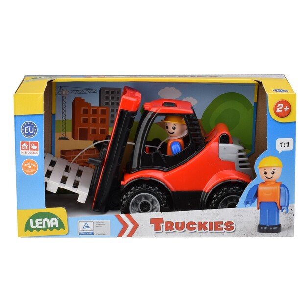 Automobilių sunkvežimių šakinis krautuvas su padėklu 2