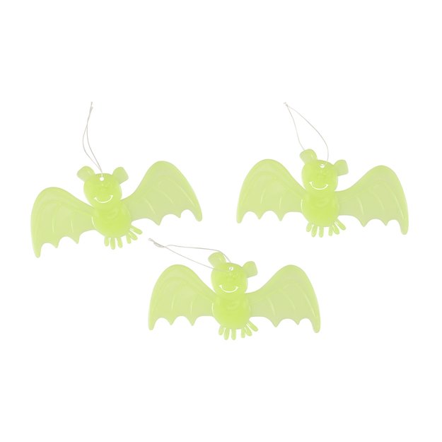 Šviečiantys tamsoje šikšnosparnio papuošimai, 3 vnt. 1