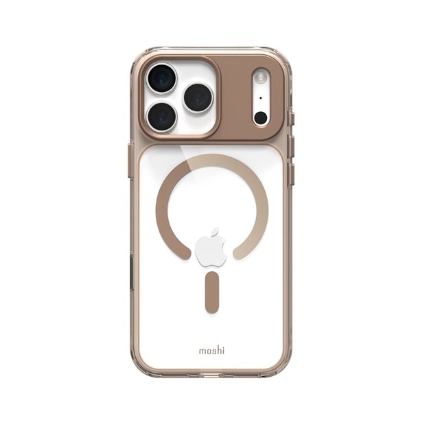 „Moshi iGlaze MagSafe“ dėklas „iPhone 17 Pro Max“ (tamsiai bronzinis) 2