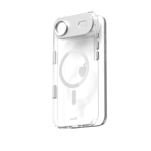 „Moshi iGlaze MagSafe“ dėklas „iPhone Air“ (sidabrinis)