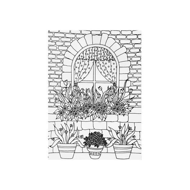 Anti-stress coloring pages Nature 5