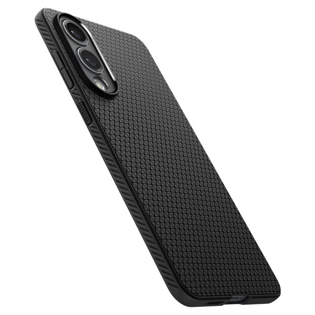 „Spigen Liquid Air“ – „Samsung Galaxy S25 Edge“ dėklas (matinis juodas) 2