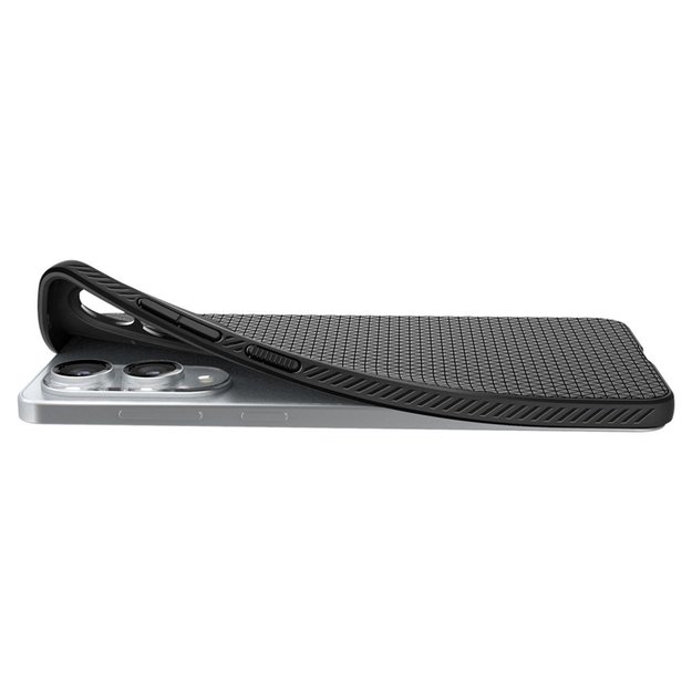 „Spigen Liquid Air“ – „Samsung Galaxy S25 Edge“ dėklas (matinis juodas) 13