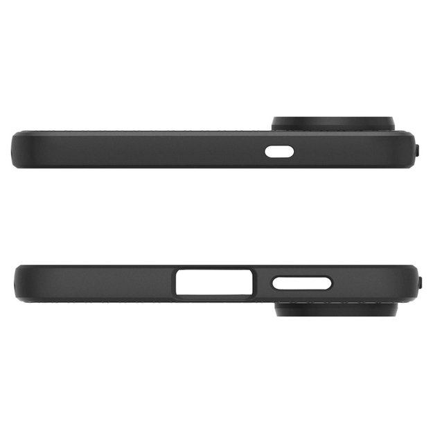 „Spigen Liquid Air“ – „Samsung Galaxy S25 Edge“ dėklas (matinis juodas) 6