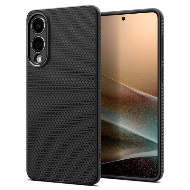 „Spigen Liquid Air“ – „Samsung Galaxy S25 Edge“ dėklas (matinis juodas) 14