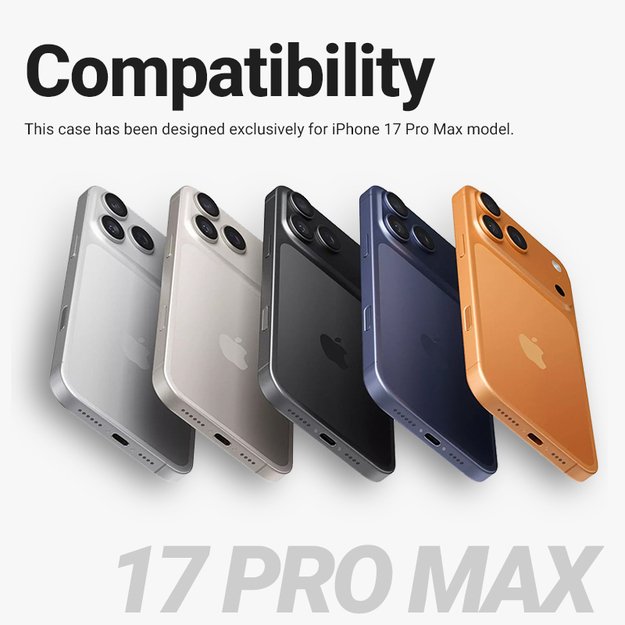 „Crong Clear MAG“ dėklas – „MagSafe iPhone 17 Pro Max“ (skaidrus) 11