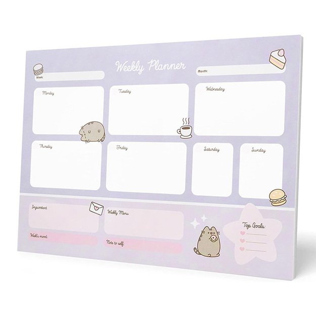 Pusheen – Savaitės planuotojas iš „Moments“ kolekcijos 54 puslapiai A3 9