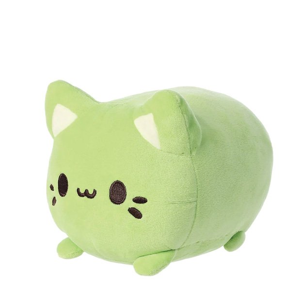 Tasty Peach - pliušinis talismanas 18 cm Green Tea Meowchi