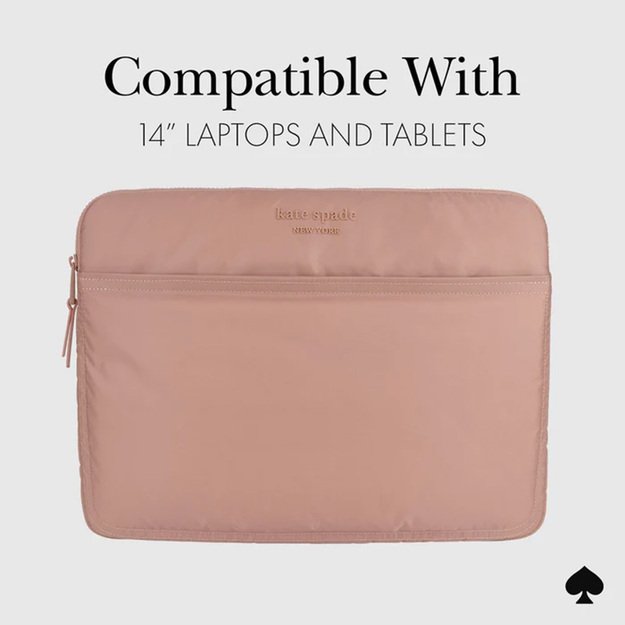 Kate Spade New York Puffer Sleeve – MacBook Pro 14 / Notebook 14 Cover (Madison Rouge Nylon) 28