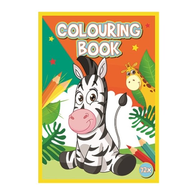 Spalvinimo knygelė 72 puslapių A4 formato Safari