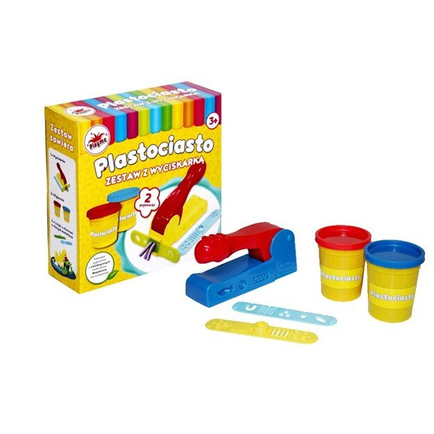 PLAYME - Mini plastikinis tešlos rinkinys su spaustuku