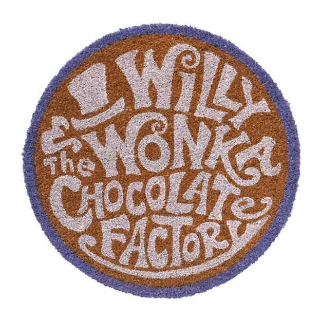 Willy Wonka - Willy Wonka ir šokolado fabriko durų kilimėlis (50 cm)