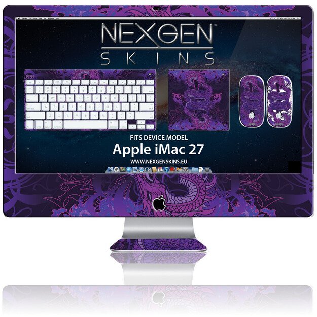 „Nexgen Skins“ su 3D efektu, skirta „iMac 27“ („Serpentine 3D“) 1