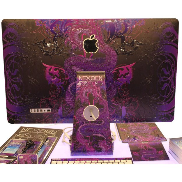 „Nexgen Skins“ su 3D efektu, skirta „iMac 27“ („Serpentine 3D“) 4