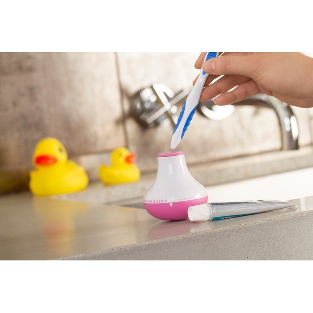 Keistas Bobble Brush – dantų valymo laikmatis su rankena (mėlyna) 7