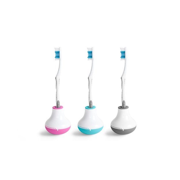 Keistas Bobble Brush – dantų valymo laikmatis su rankena (mėlyna) 6