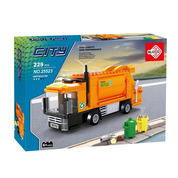 BLOXO šiukšliadėžės konstravimo rinkinys, 209 dalys 2