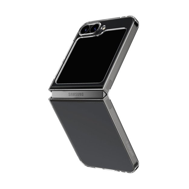 „Spigen Airskin“ – „Samsung Galaxy Z Flip 6 / 7 FE“ dėklas (krištolo skaidrumo) 11