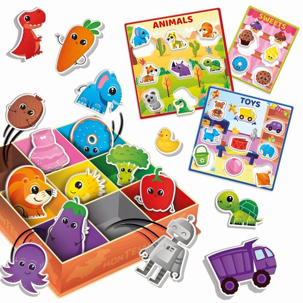 MONTESSORI KŪDIKIO DĖŽUTĖ - Spalvos 2