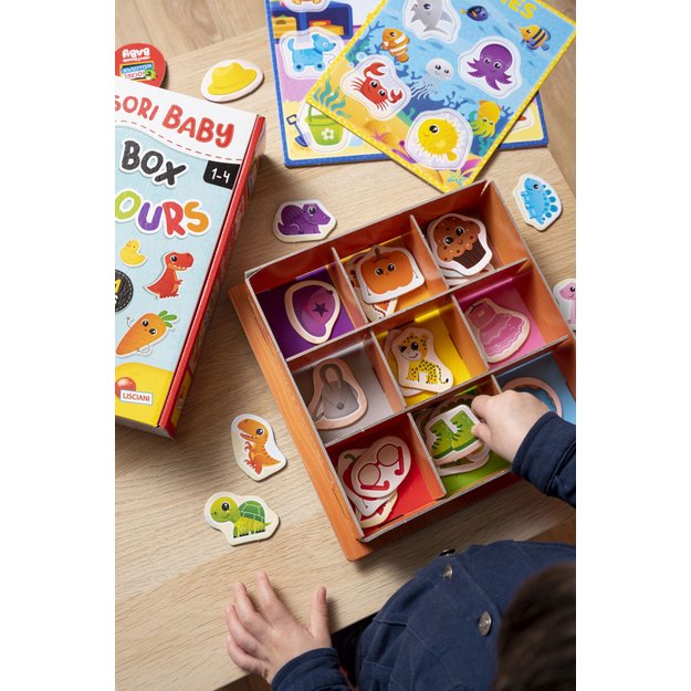 MONTESSORI KŪDIKIO DĖŽUTĖ - Spalvos 3