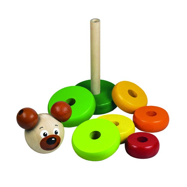 Wooden pyramid bear 3