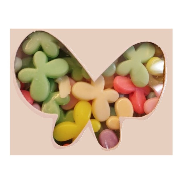 Karoliukų rinkinys - drugeliai + 1 metro virvelė 2