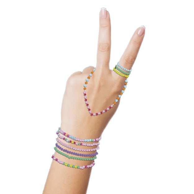 Dekoratyvinių karoliukų rinkinys stiklainiuose 1