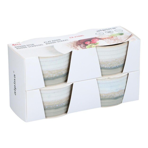 Alpina - Keraminės kepimo formos 10,2x6 cm (4 vnt.) 2