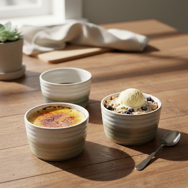 Alpina - Keraminės kepimo formos 10,2x6 cm (4 vnt.) 3