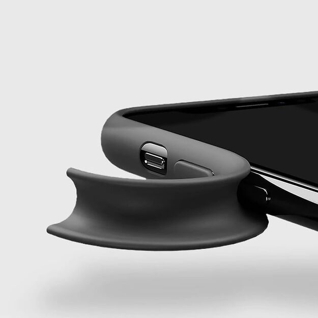 Crong spalvos dangtelis – lankstus dėklas, skirtas iPhone 11 Pro (raudonas) 22