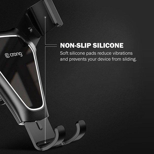 „Crong Gravity Auto-Clip“ automobilio laikiklis – „Gravity“ automobilio laikiklis 4,7–6,5 (juodas) 23