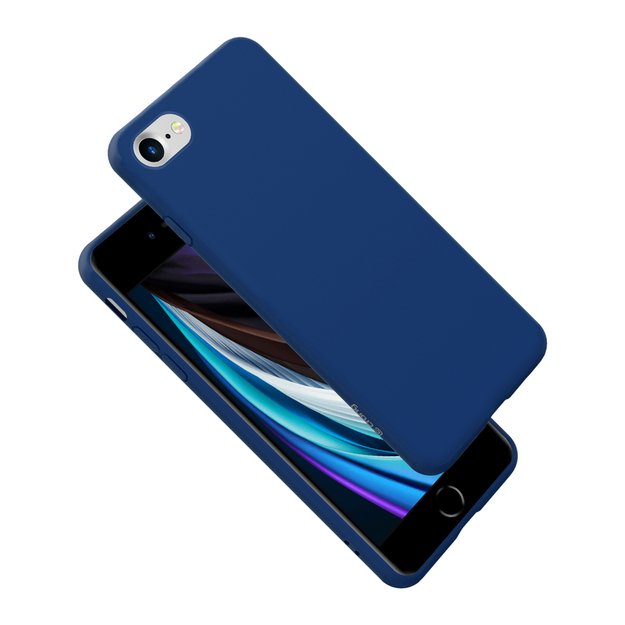 Crong Color Cover – lankstus dangtelis, skirtas iPhone 8/7 (mėlynas)