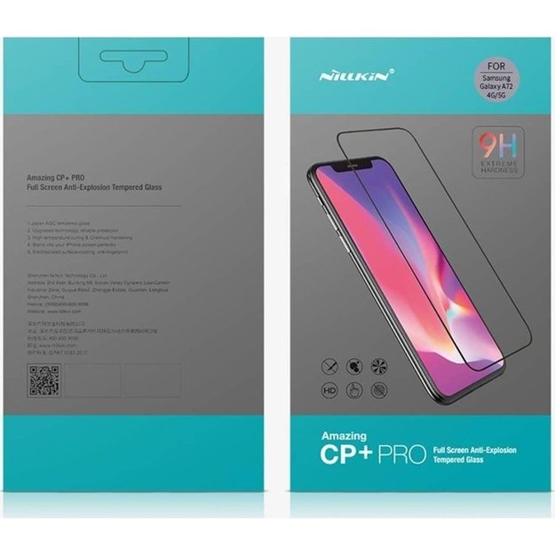 Nillkin CP+ Anti-Explosion Glass – apsauginis stiklas, skirtas Samsung Galaxy A72 5G / 4G 36