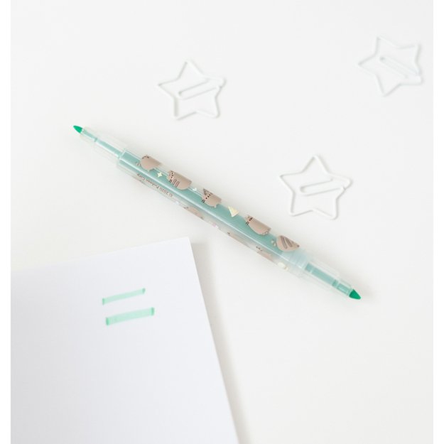 Pusheen - Foodie kolekcija, dvipusiai žymekliai / rašikliai, rinkinys 4 vnt. 5